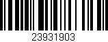Código de barras (EAN, GTIN, SKU, ISBN): '23931903'