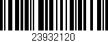 Código de barras (EAN, GTIN, SKU, ISBN): '23932120'
