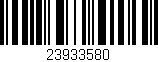 Código de barras (EAN, GTIN, SKU, ISBN): '23933580'