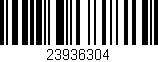 Código de barras (EAN, GTIN, SKU, ISBN): '23936304'