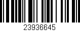 Código de barras (EAN, GTIN, SKU, ISBN): '23936645'
