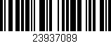 Código de barras (EAN, GTIN, SKU, ISBN): '23937089'