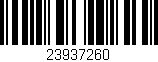 Código de barras (EAN, GTIN, SKU, ISBN): '23937260'