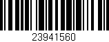 Código de barras (EAN, GTIN, SKU, ISBN): '23941560'