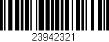 Código de barras (EAN, GTIN, SKU, ISBN): '23942321'