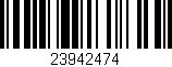 Código de barras (EAN, GTIN, SKU, ISBN): '23942474'