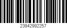 Código de barras (EAN, GTIN, SKU, ISBN): '23942992257'