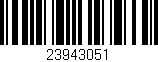 Código de barras (EAN, GTIN, SKU, ISBN): '23943051'