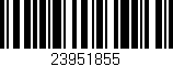 Código de barras (EAN, GTIN, SKU, ISBN): '23951855'