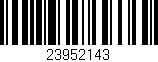 Código de barras (EAN, GTIN, SKU, ISBN): '23952143'