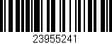 Código de barras (EAN, GTIN, SKU, ISBN): '23955241'
