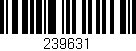 Código de barras (EAN, GTIN, SKU, ISBN): '239631'