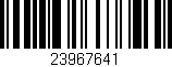 Código de barras (EAN, GTIN, SKU, ISBN): '23967641'