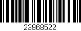 Código de barras (EAN, GTIN, SKU, ISBN): '23968522'