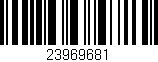 Código de barras (EAN, GTIN, SKU, ISBN): '23969681'