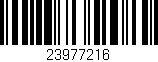 Código de barras (EAN, GTIN, SKU, ISBN): '23977216'