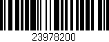 Código de barras (EAN, GTIN, SKU, ISBN): '23978200'