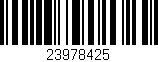 Código de barras (EAN, GTIN, SKU, ISBN): '23978425'