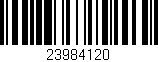 Código de barras (EAN, GTIN, SKU, ISBN): '23984120'