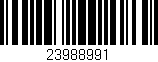 Código de barras (EAN, GTIN, SKU, ISBN): '23988991'