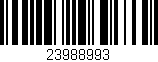 Código de barras (EAN, GTIN, SKU, ISBN): '23988993'