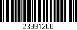 Código de barras (EAN, GTIN, SKU, ISBN): '23991200'