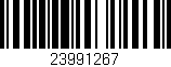 Código de barras (EAN, GTIN, SKU, ISBN): '23991267'