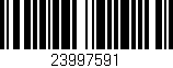 Código de barras (EAN, GTIN, SKU, ISBN): '23997591'