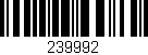 Código de barras (EAN, GTIN, SKU, ISBN): '239992'