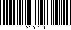 Código de barras (EAN, GTIN, SKU, ISBN): '23_0_0_U'