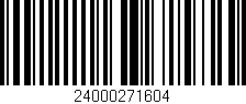 Código de barras (EAN, GTIN, SKU, ISBN): '24000271604'