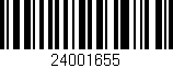 Código de barras (EAN, GTIN, SKU, ISBN): '24001655'