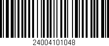 Código de barras (EAN, GTIN, SKU, ISBN): '24004101048'