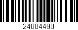 Código de barras (EAN, GTIN, SKU, ISBN): '24004490'