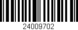 Código de barras (EAN, GTIN, SKU, ISBN): '24009702'