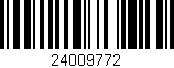 Código de barras (EAN, GTIN, SKU, ISBN): '24009772'
