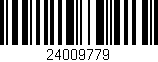 Código de barras (EAN, GTIN, SKU, ISBN): '24009779'