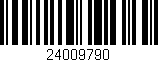 Código de barras (EAN, GTIN, SKU, ISBN): '24009790'