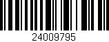Código de barras (EAN, GTIN, SKU, ISBN): '24009795'
