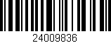 Código de barras (EAN, GTIN, SKU, ISBN): '24009836'