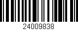 Código de barras (EAN, GTIN, SKU, ISBN): '24009838'