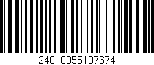 Código de barras (EAN, GTIN, SKU, ISBN): '24010355107674'