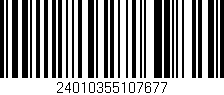 Código de barras (EAN, GTIN, SKU, ISBN): '24010355107677'