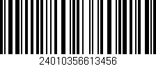 Código de barras (EAN, GTIN, SKU, ISBN): '24010356613456'
