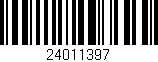 Código de barras (EAN, GTIN, SKU, ISBN): '24011397'