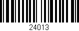 Código de barras (EAN, GTIN, SKU, ISBN): '24013'
