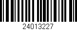 Código de barras (EAN, GTIN, SKU, ISBN): '24013227'