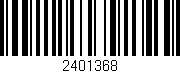 Código de barras (EAN, GTIN, SKU, ISBN): '2401368'