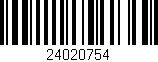 Código de barras (EAN, GTIN, SKU, ISBN): '24020754'