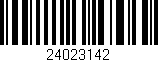 Código de barras (EAN, GTIN, SKU, ISBN): '24023142'